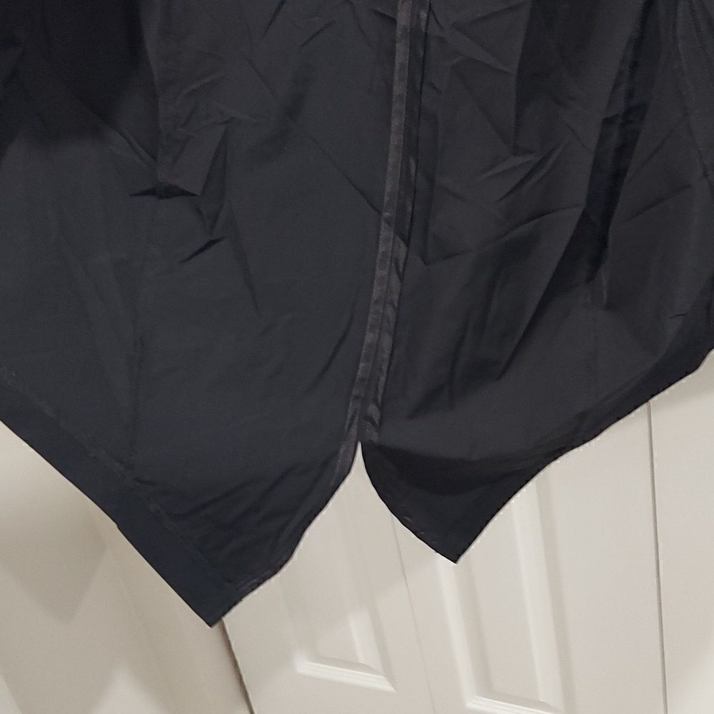 Gracia Black Sleeveless Vest Cape Jacket Removable Hood Sz Large - Picture 13 of 13